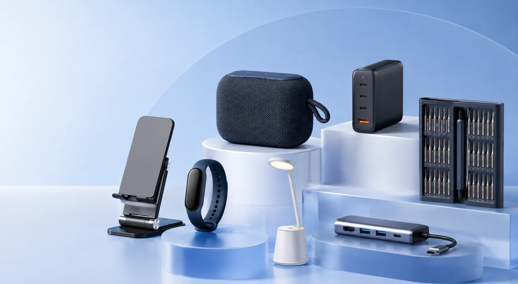 Consumer electronics, mobile accessories and precision tools
